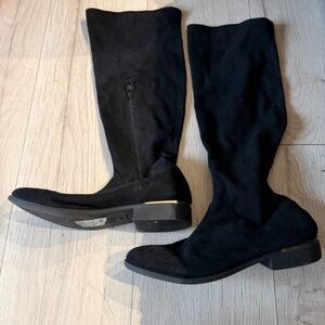 Chic Black Over the Knee Boots